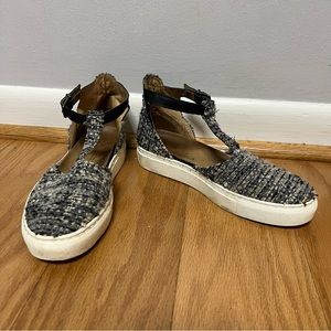KMB Anthropologie T Strap Sneakers Size 39